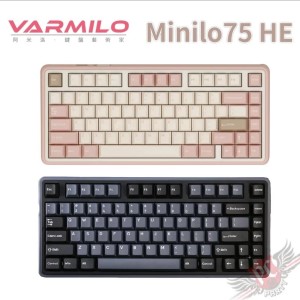 VARMILO 阿米洛 Minilo75 HE 有線磁軸鍵盤 Rapid Trigger
