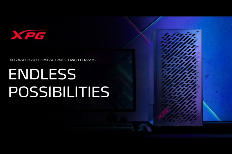威剛推出 XPG VALOR AIR 中塔型機箱，優化風流，加強散熱為主軸