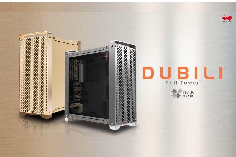 迎廣科技 發布 InWin iBuildiShare DUBILI 系列精品機，體現了DIY的精神為產品設計主軸