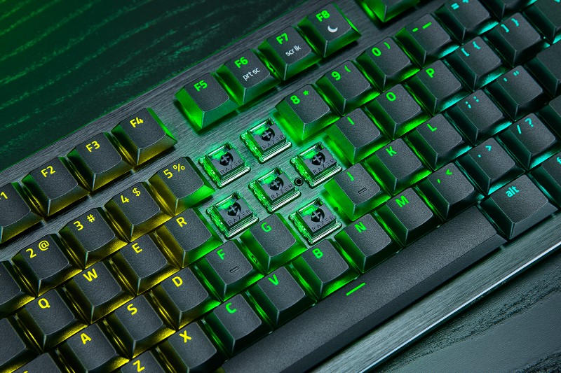 雷蛇 發布 Razer Huntsman V3 Pro Low-profile Tenkeyless 8KHz，全球首款類比式光學矮軸電競鍵盤
