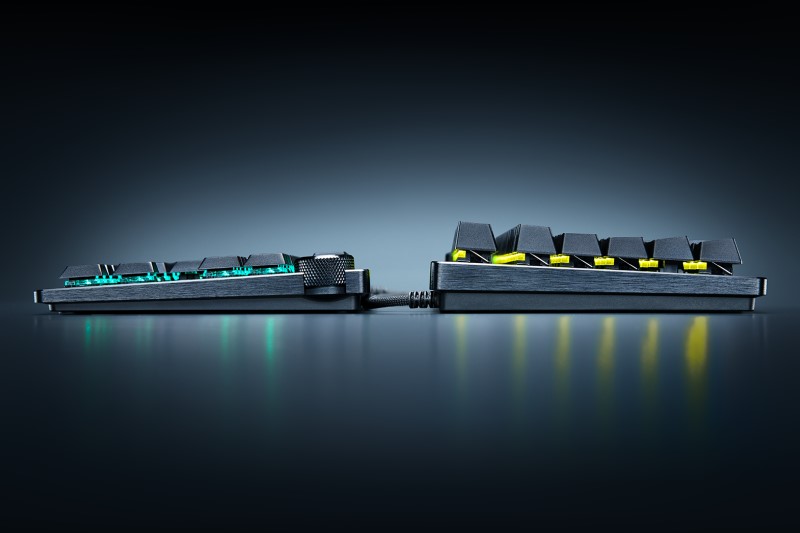 雷蛇 發布 Razer Huntsman V3 Pro Low-profile Tenkeyless 8KHz，全球首款類比式光學矮軸電競鍵盤 - 老貓測3C