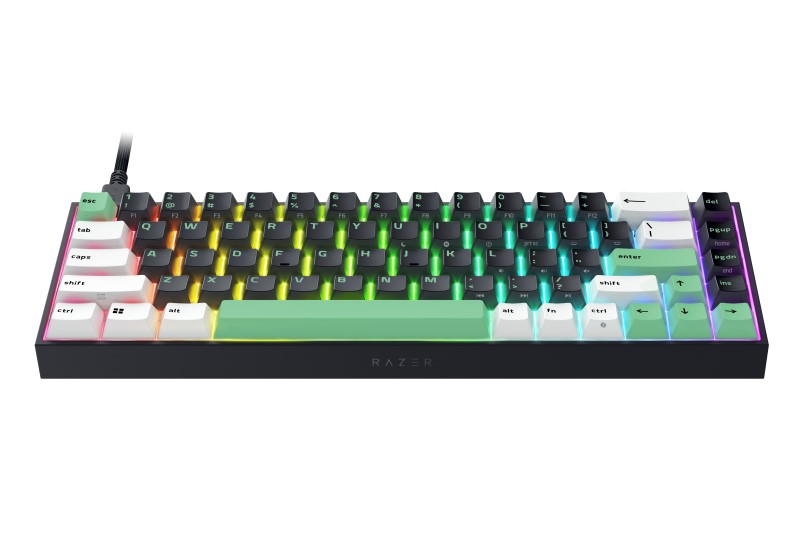 雷蛇發布 Razer Reclusa X Mini 65% 熱插拔機械鍵盤，新台幣 1890 元 - 老貓測3C