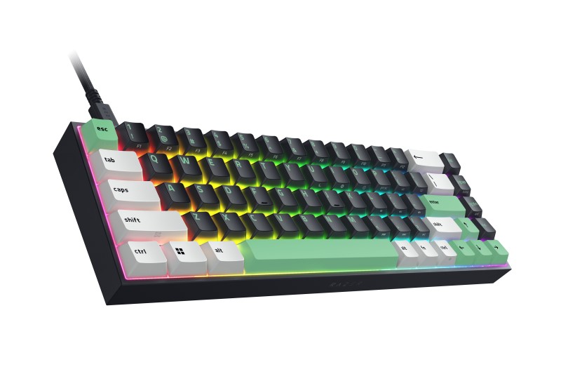 雷蛇發布 Razer Reclusa X Mini 65% 熱插拔機械鍵盤，新台幣 1890 元 - 老貓測3C
