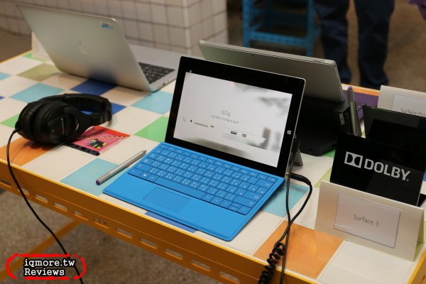 微軟 Microsoft Surface 3 體驗會，採用最新高效能Intel Atom Cherry Trail X86處理器於5月5日上市 - 老貓測3C