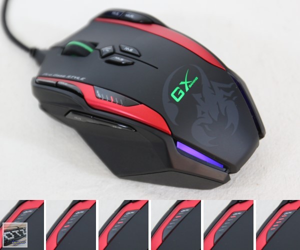 昆盈 Genius GX Gaming Gila 雷霆蠍 MMO/RTS 專業遊戲滑鼠 評測，採用Avago A9800感應器 - 老貓測3C