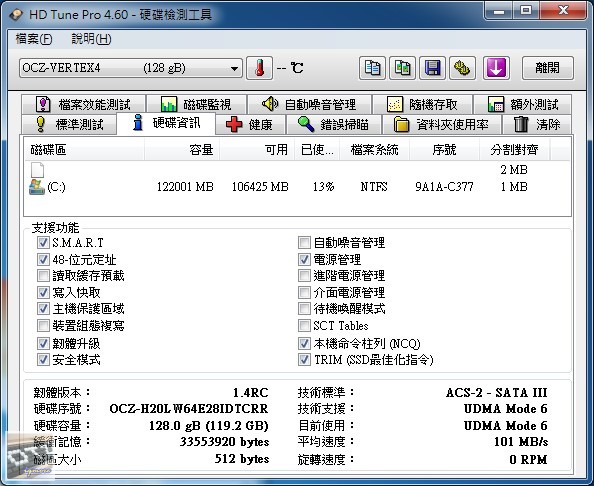 OCZ Vertex 4 128GB SATA 3 固態硬碟 評測 (1.4RC韌體)，Indilinx Everest 2 控制晶片 - 老貓測3C