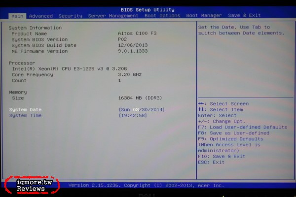 宏碁 Acer Altos C100 F3 伺服器 評測， Intel Xeon E3 - 老貓測3C