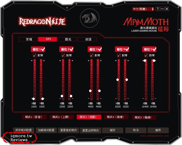 紅龍 REDRAGON Mammoth 猛獁 雷射電競滑鼠 評測，千元也有16400DPI解析度 - 老貓測3C