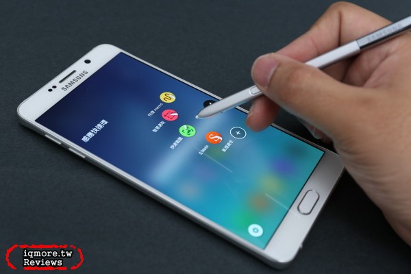 Samsung Galaxy Note 5 旗艦級手機評測(上)，進化S Pen書寫更順暢 - 老貓測3C