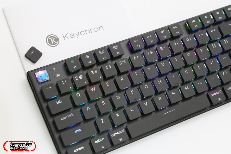 國外募資Mac超薄矮軸藍牙鍵盤進軍台灣長賣！Keychron K1 v2 極輕薄無線機械式鍵盤  拆解評測 - 老貓測3C