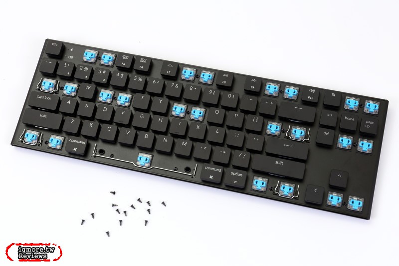 國外募資Mac超薄矮軸藍牙鍵盤進軍台灣長賣！Keychron K1 v2 極輕薄無線機械式鍵盤  拆解評測 - 老貓測3C